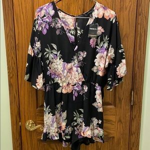 Forever 21 Floral Romper - NWT
